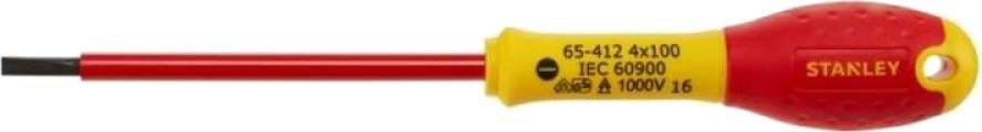 Викрутка Stanley FatMax VDE 1000V SL4х100mm (0-65-412)