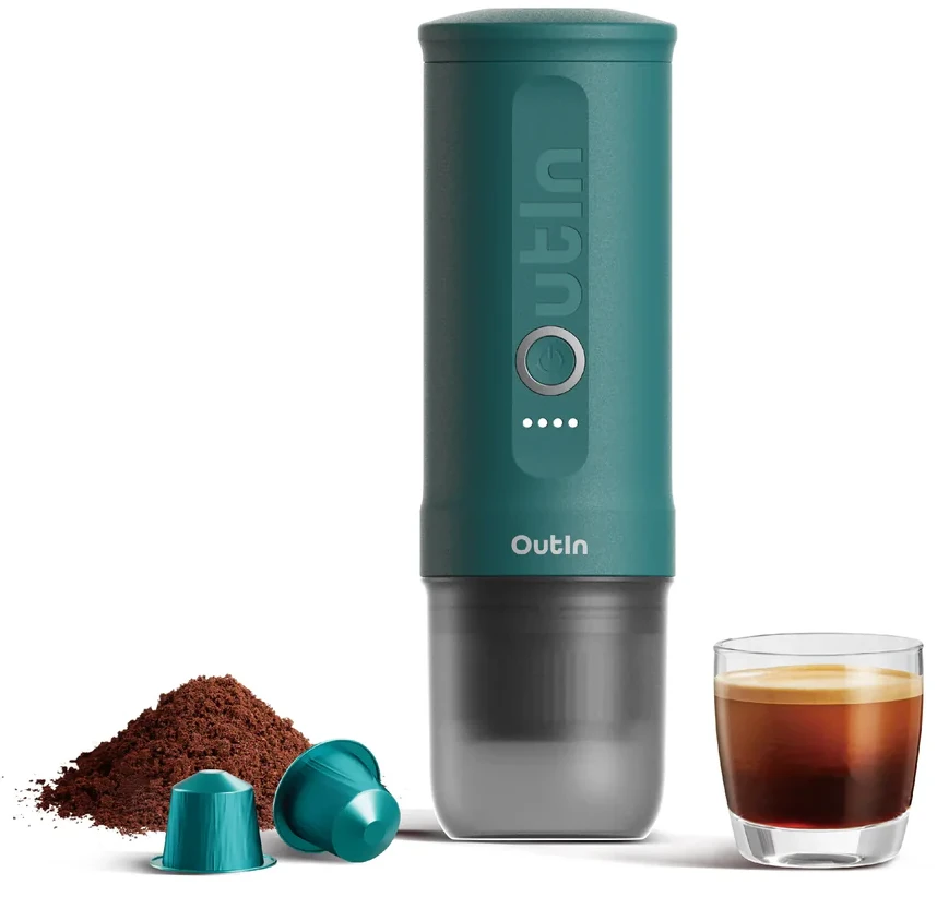 Портативная кофеварка OUTIN Outin Teal OTEM-01-TEAL
