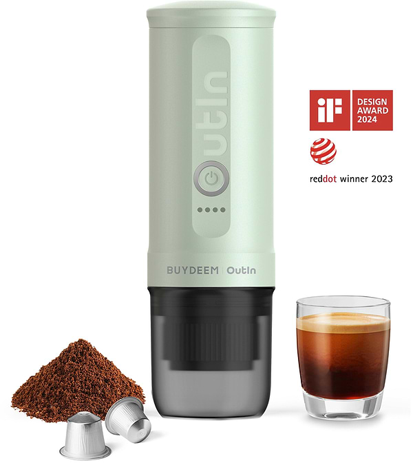 Фото - Кавоварка капсульна BUYDEEM Outin X Cozy Greenish OTEM-01-CG