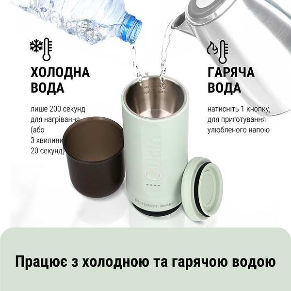 Фото - Кавоварка капсульна BUYDEEM Outin X Cozy Greenish OTEM-01-CG