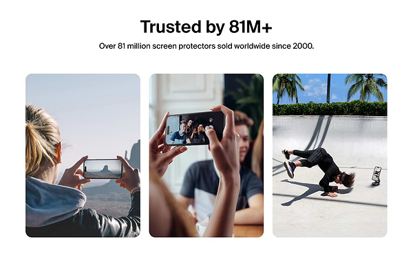 Фото - Захисне скло для смартфону Belkin for iPhone Air (OVA237HQ)