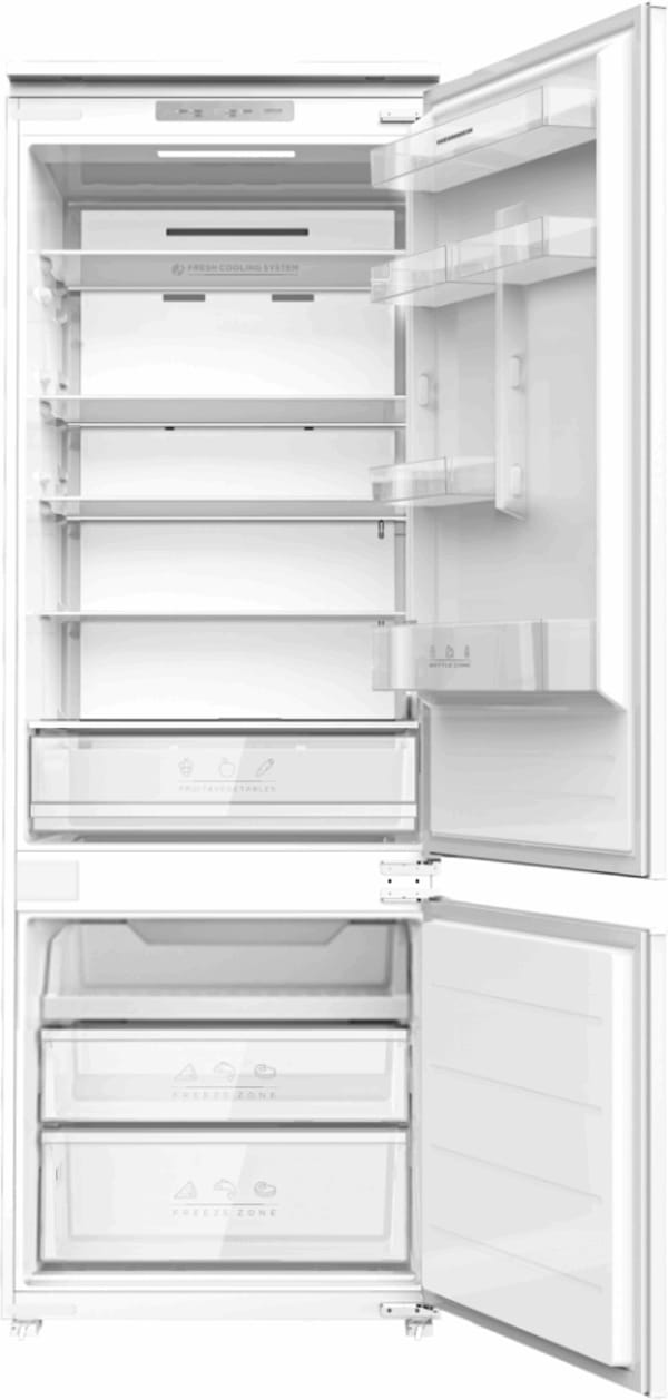 Фото - Холодильник встраиваемый Heinner HCNF-BIM403INVD Фото - Холодильник встраиваемый Heinner HCNF-BIM403INVD