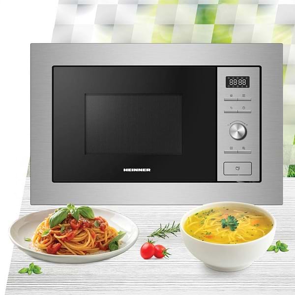 Фото - Микроволновая печь (СВЧ) встраиваемая Heinner HMW-MDBI28GDIX