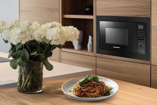 Фото - Мікрохвильова піч (НВЧ) вбудована Heinner HMW-MDBI25GDBK