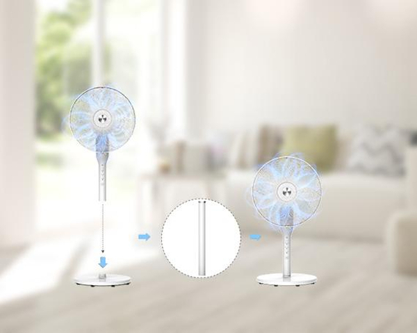 Фото - Вентилятор підлоговий Heinner HSF-L360WH