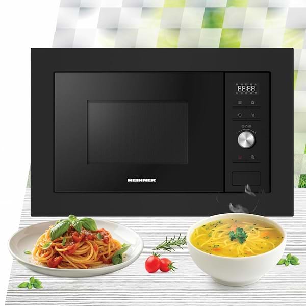 Фото - Микроволновая печь (СВЧ) встраиваемая Heinner HMW-MDBI28GDBK