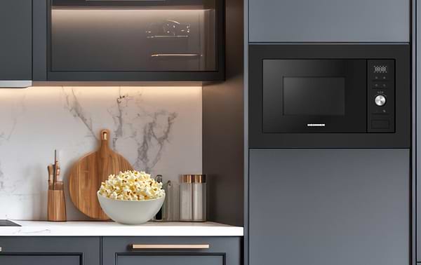 Фото - Микроволновая печь (СВЧ) встраиваемая Heinner HMW-MDBI28GDBK