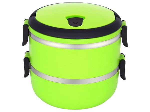 Фото - Термос для продуктов Heinner 0,7+0,7л Green (HR-F-863-2V)