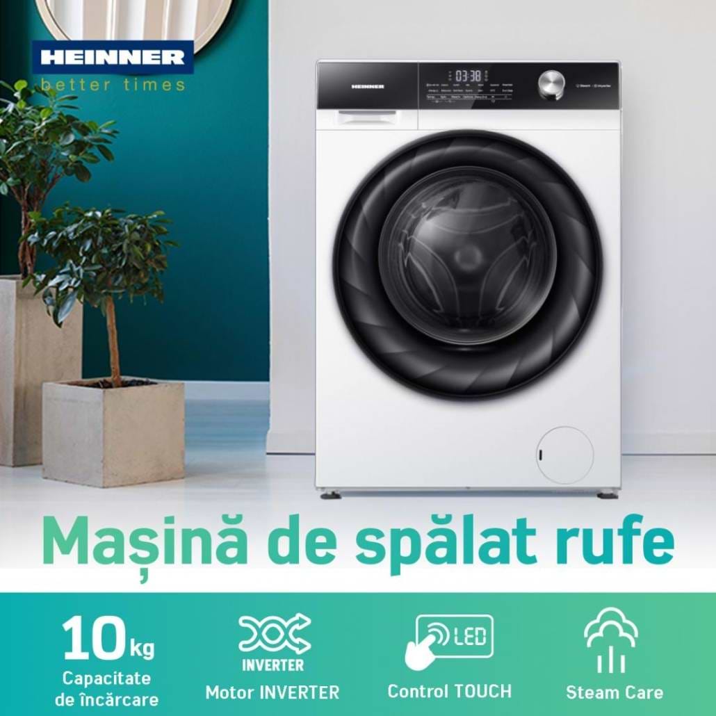 Фото - Пральна машина Heinner HWM-H1014IVKA+++