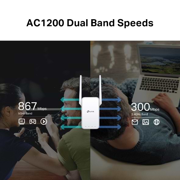 Фото - Підсилювач бездротового сигнала TP-Link RE315