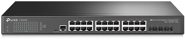 Фото - Коммутатор локальной сети (Switch) TP-Link JetStream 24-Port Gigabit L2+ Managed Switch with 4 10GE SFP+ Slots (SG3428X)