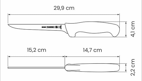 Фото - Нож обвалочный Tramontina PROFISSIONAL MASTER yellow 152 мм (24635/056)