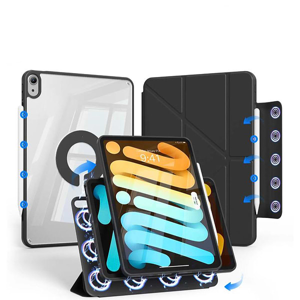 Фото - Чохол для планшета BeCover Ultra Slim Origami Flex з кріпленням Apple iPad Air 11" M2/M3 (2024/2025) Black (712975)