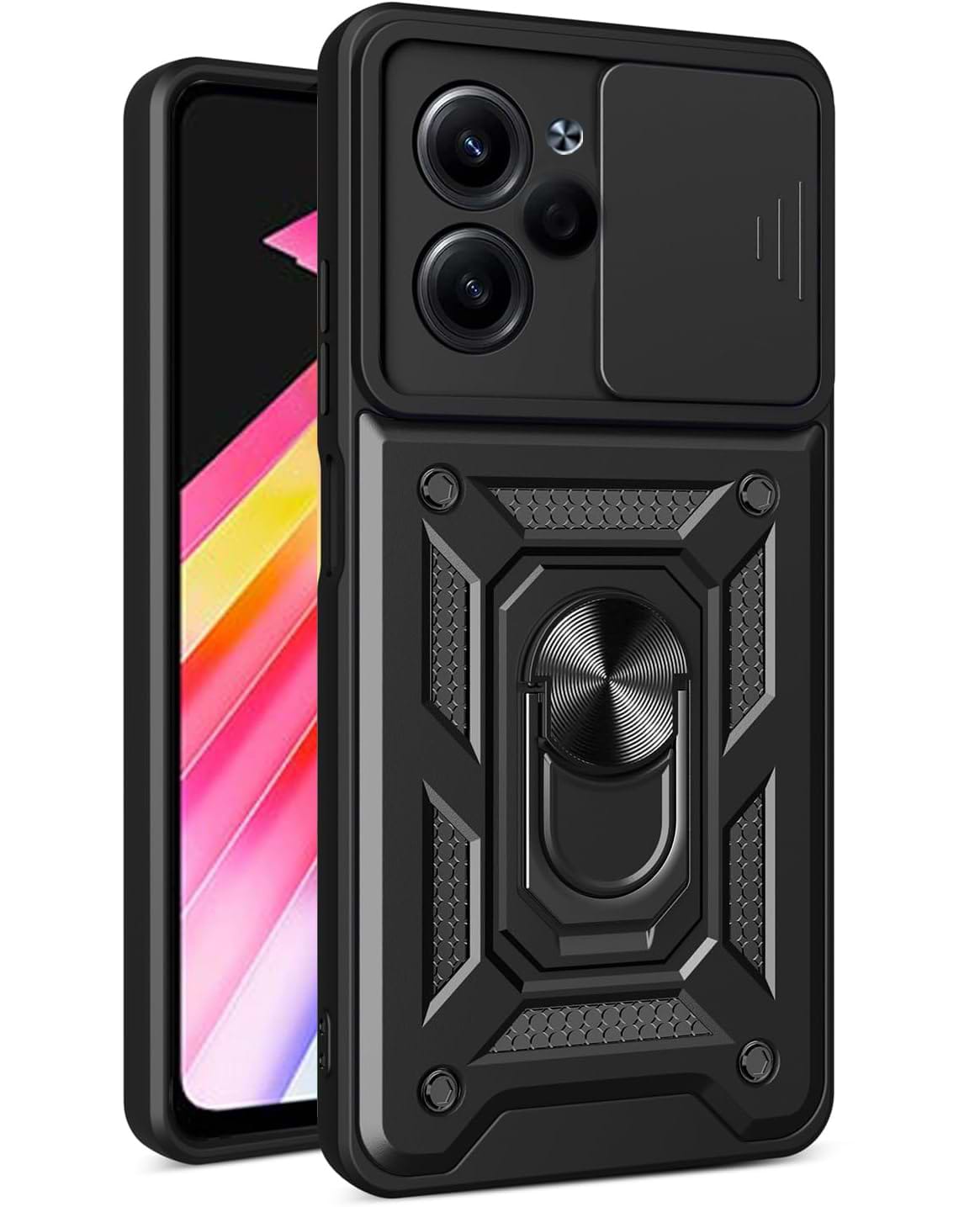 Чохол для смартфону BeCover Military for Infinix Hot 40i (X6528B) Black (710673) - Фото 1