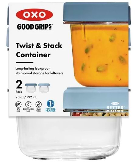 Фото - Набор емкостей для хранения OXO 0,55 л 2 шт. 11393400