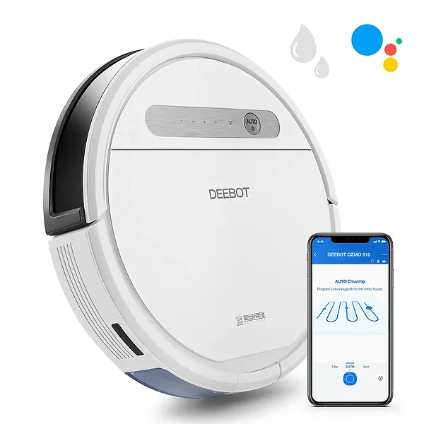 Фото - Робот-пылесос моющий Ecovacs DEEBOT OZMO 610 White (DD4G)