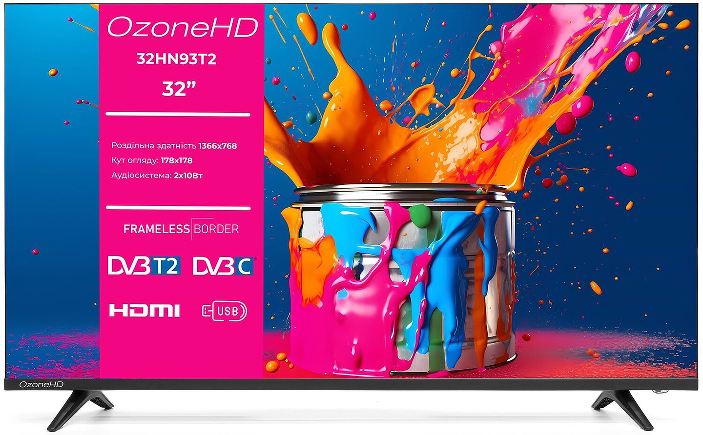 Телевизор Ozone 32HN93T2 - Фото 1