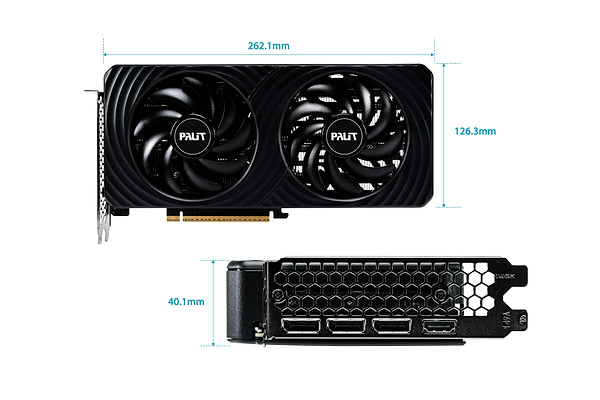 Фото - Відеокарта Palit GF RTX 5060 8GB GDDR7 Dual (NE75060019P1-GB2063D)
