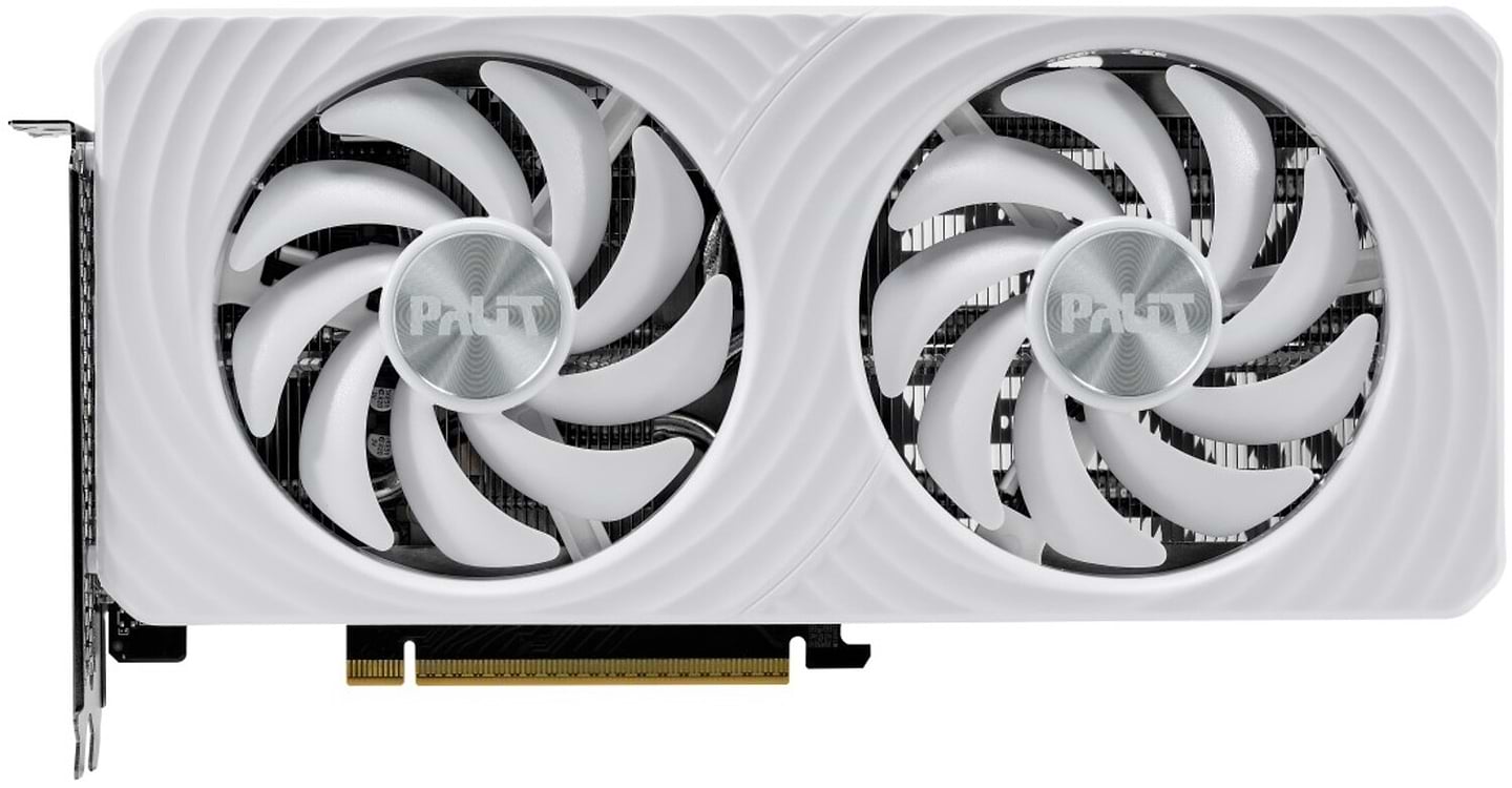 Видеокарта Palit NVIDIA RTX5060 WHITE OC 8GB GDDR7 (NE75060U19P1-GB2063M)