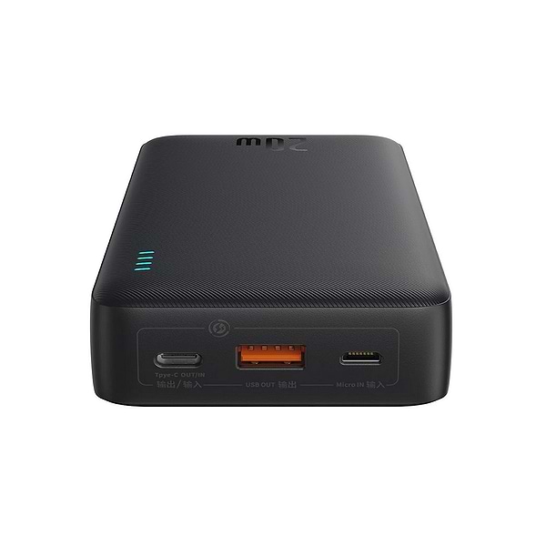 Фото - Батарея мобільна Baseus Airpow Powerbank 20W 20000mAh Fast Charge Black (P10022804113-00)