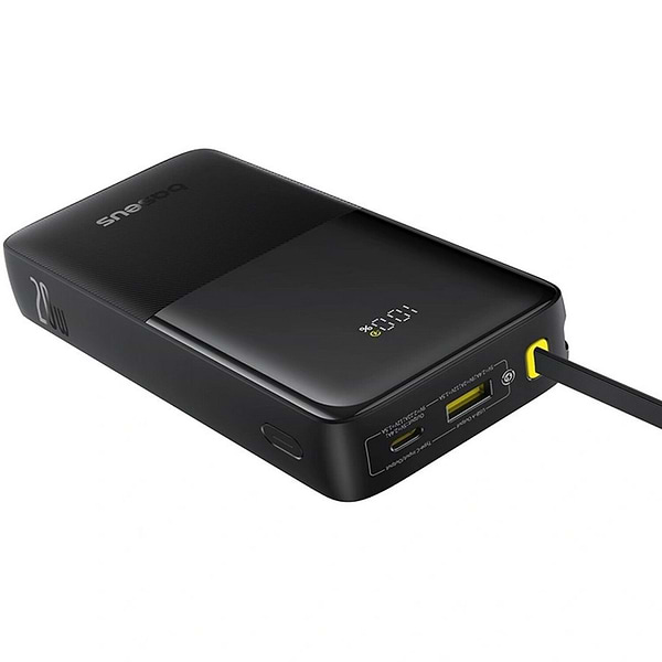 Фото - Батарея мобильная Baseus  Bipow 2 Digital Display 20W 20000mAh black (P10077101113-01)