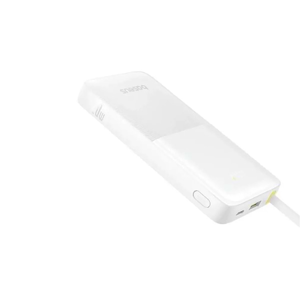 Фото - Батарея мобильная Baseus Bipow 2 Digital Display 10000 PD USB 2x USB-C 20W White (P10077101213-00)