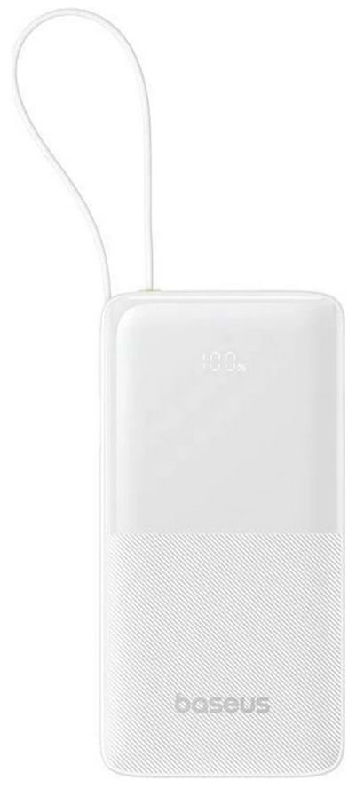 Фото - Батарея мобильная Baseus Bipow 2 20000mAh 20W with USB-C White (P10077101213-01)