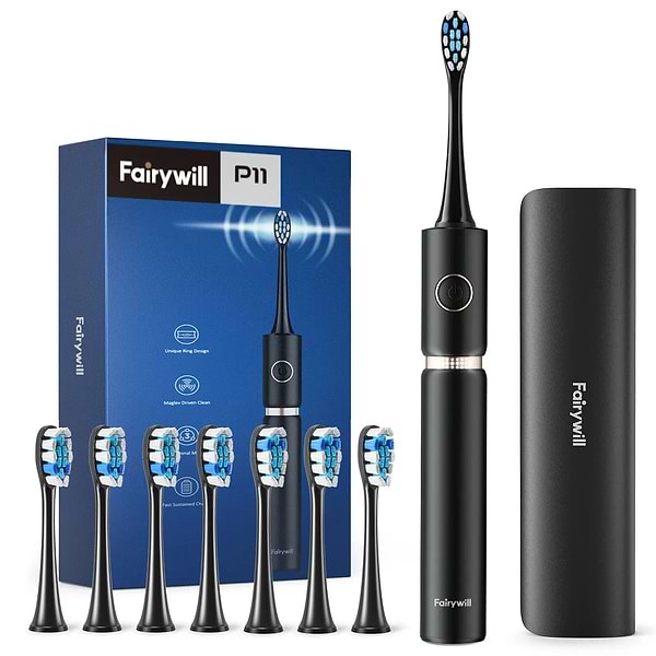 Фото - Зубна щітка електрична Fairywill P11 Black