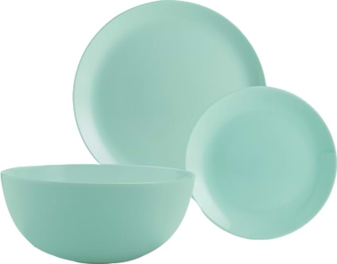 Столовий сервіз Luminarc Diwali Light Turquoise 19 пр. (P2947)