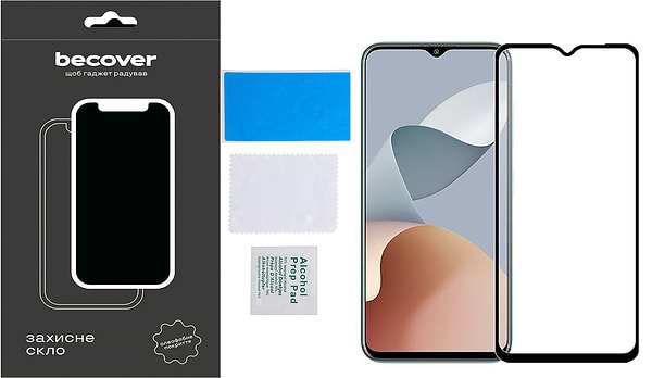 Фото - Захисне скло для смартфону BeCover ZTE Blade A73 Black (710629)