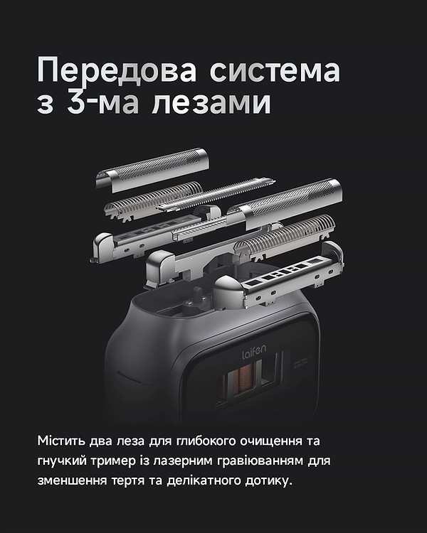 Фото - Бритва Laifen P3 Pro Silver (1ER91-A-XX-SI-001)