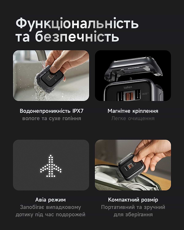Фото - Бритва Laifen P3 Pro Silver (1ER91-A-XX-SI-001)