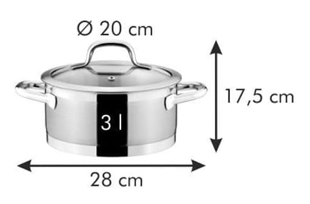 Фото - Каструля tescoma 780243 President 20 см 3.0 л