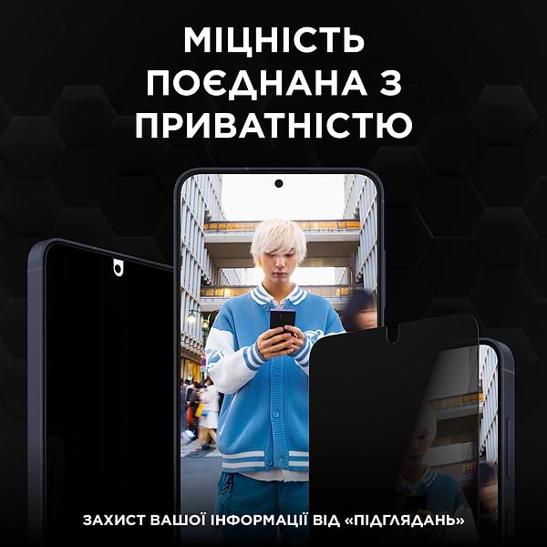 Фото - Захисне скло для смартфону PanzerGlass Privacy Screen Protector Samsung Galaxy S24 Ultra-Wide Fit w. EasyAligner (PG_P7350)