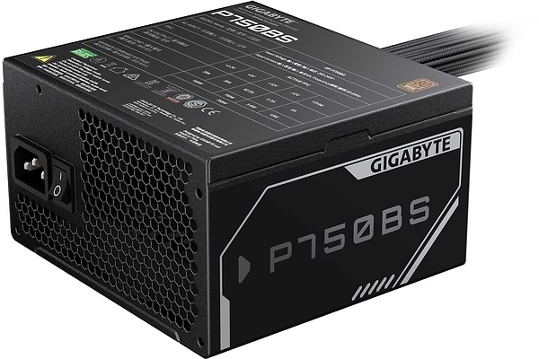 Фото - Блок питания для ПК Gigabyte P750BS 750W 80+ Bronze (GP-P750BS)