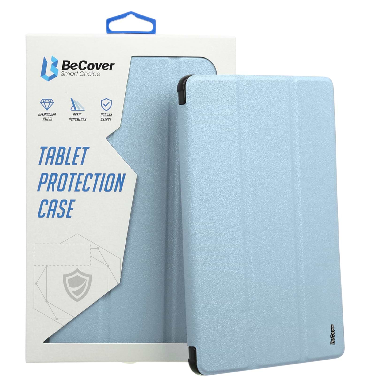 Чехол для планшета BeCover Soft Edge с креплением для стилуса for Samsung Galaxy Tab A9 SM-X115 8.7"" Light Blue (710358)