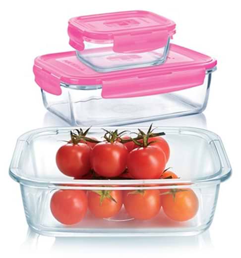 Фото - Набор емкостей для хранения Luminarc Pure Box Active Bag Pink (P9972)