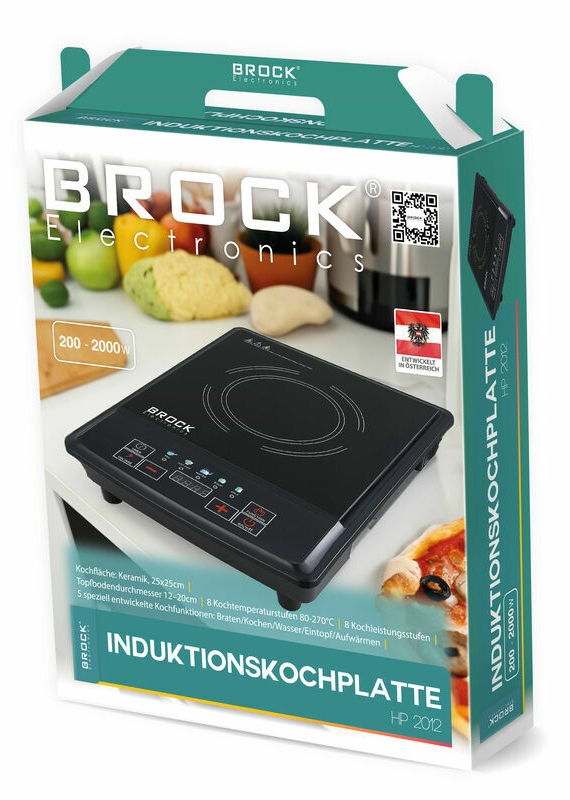 Фото - Плита електрична настільна BROCK HP 2012