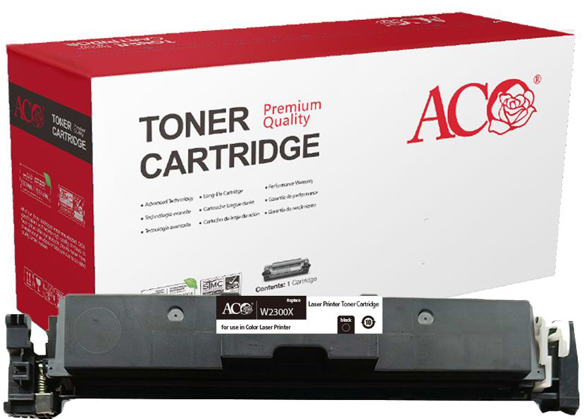 Картридж для лазерных принтеров/МФУ ACO аналог HP W2300X (HP 230X) для HP Color LaserJet Pro 4203 MFP 4303 Black max без чипа (ACO-W2300XNC)