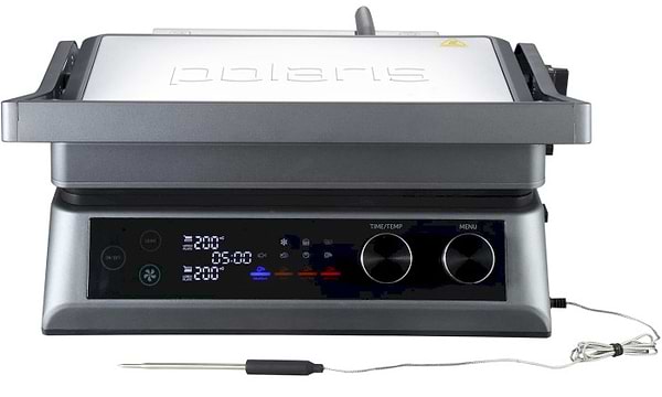 Фото - Гриль-барбекю электрический Polaris PGP 7003 SMOKELESS Graphite