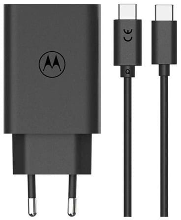 Фото - Мережевий зарядний пристрій Motorola 68W USB-С + 1m Black (PG38C06281)