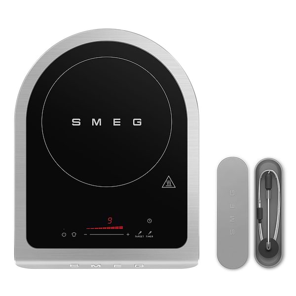 Фото - Плита електрична настільна Smeg PIC01BLMEU