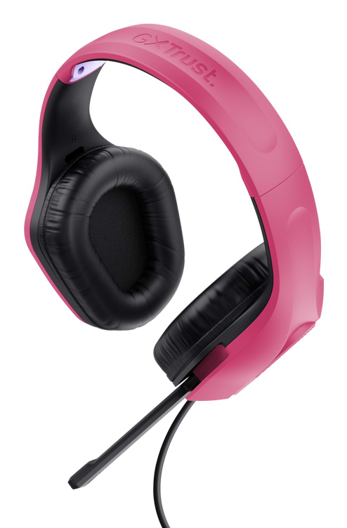 Фото - Гарнітура дротова ігрова Trust GXT 415 Zirox Pink (24992)