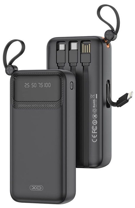Фото - Батарея мобильная XO PR279 20000mAh 10W Black