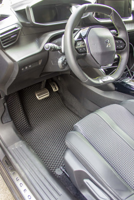 Фото - Коврики из экокожи в салон авто передние EVAtech ECO для 2008 Peugeot 2019 2 поколение SUV EU PT12767AE2AV2BBB