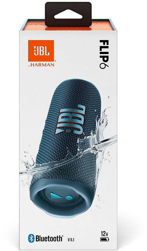 Фото - Портативна акустика JBL Flip 6 Blue (JBLFLIP6BLU)