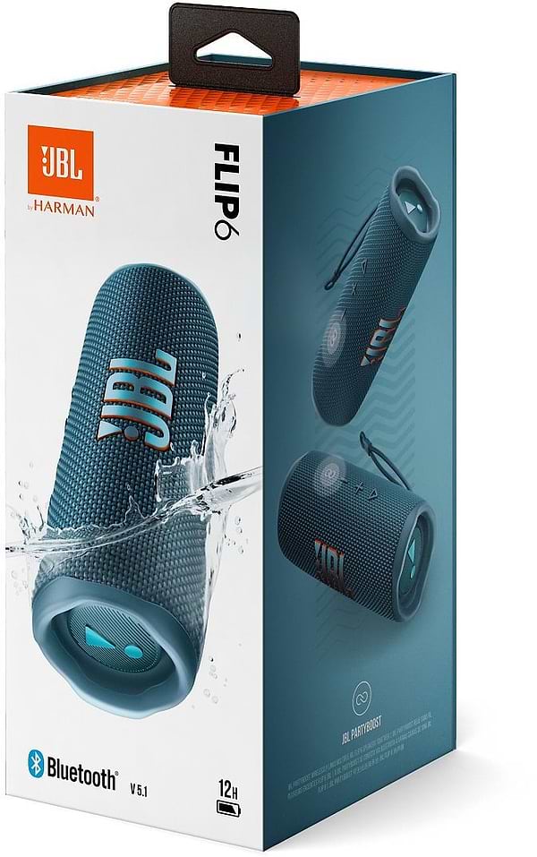 Фото - Портативна акустика JBL Flip 6 Blue (JBLFLIP6BLU)