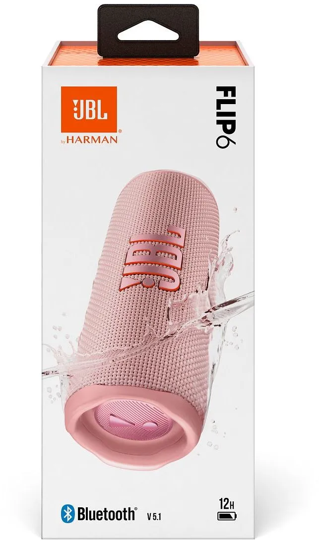 Фото - Портативная акустика JBL Flip 6 Pink (JBLFLIP6PINK)