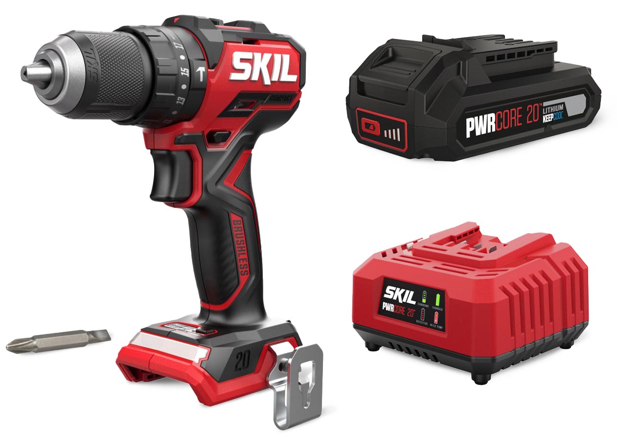 Дриль-шуруповерт Skil 3075 CA Compact 20В (CD1E3075CA+BC1E3110AA)