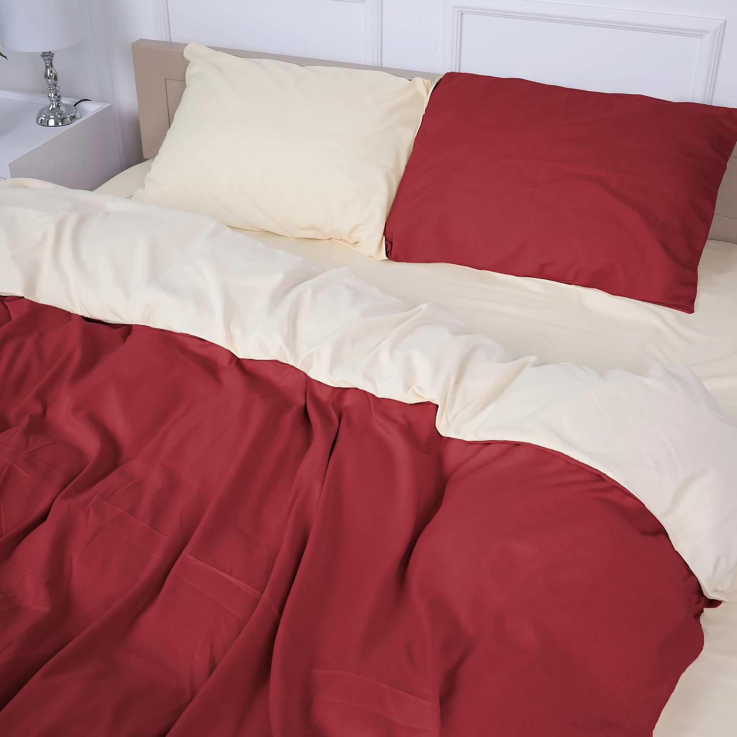 Комплект постельного белья MirSon Gorafe (12-0712 + 19-1655) Mikrosatin Premium 175х210 см (2200007244102)